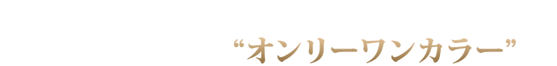髪の傷みが少ない染料と技術であなたの個性が輝く”オンリーワンカラー”を。